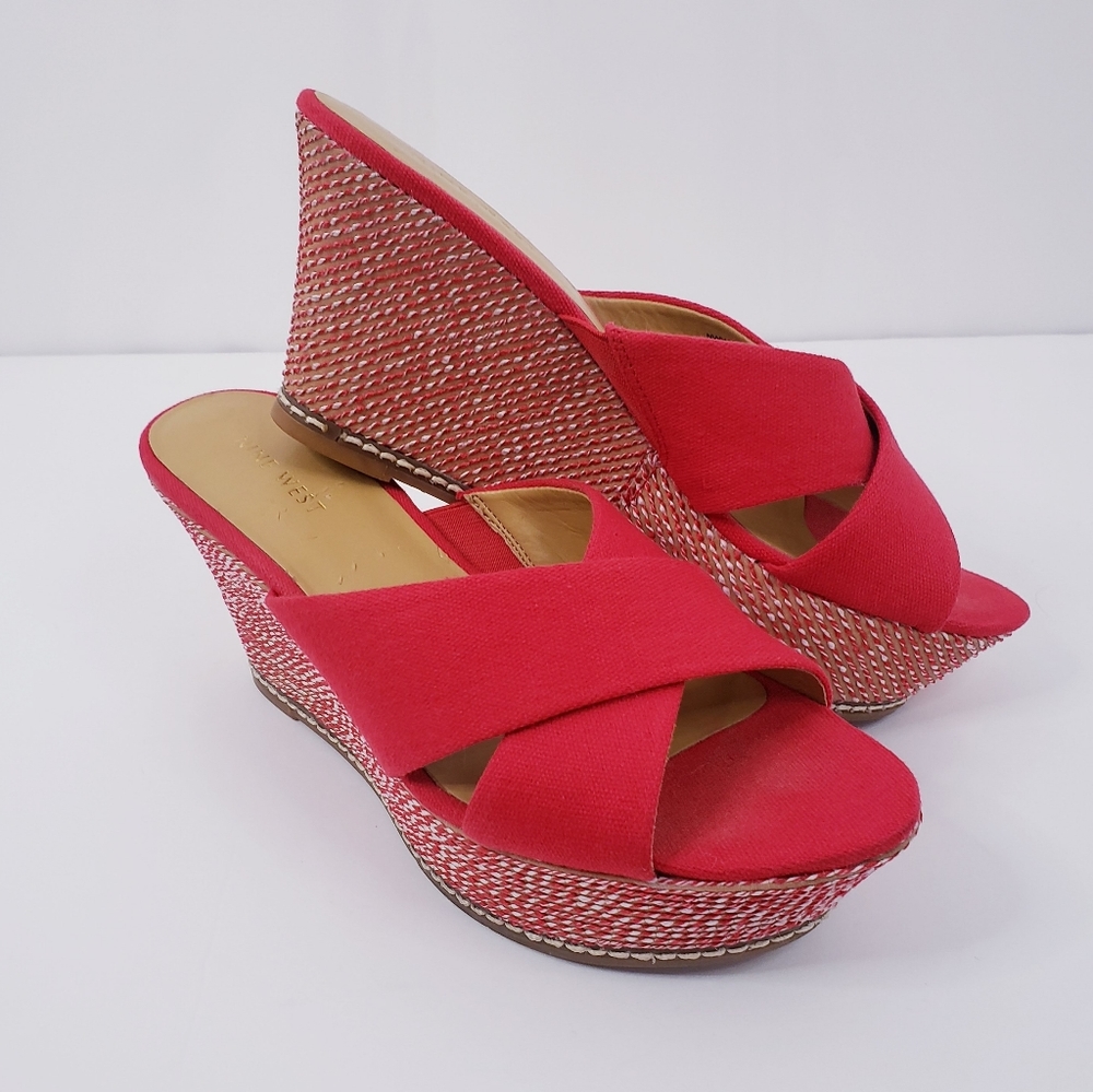NINE WEST Havaha Platform Wedge Sandals